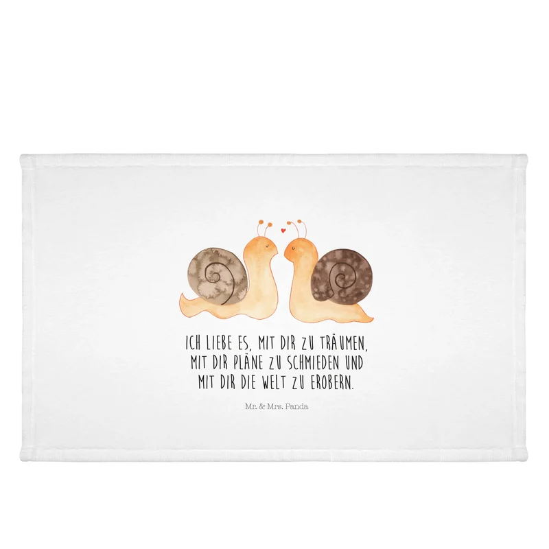 Handtuch Schnecken Liebe