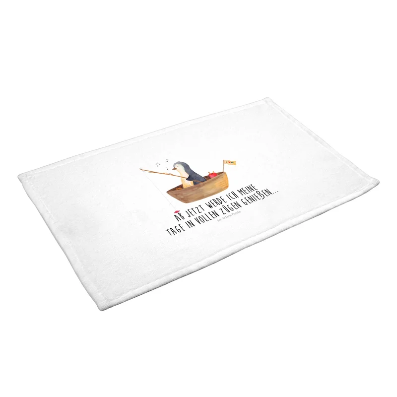 Handtuch Pinguin Angelboot