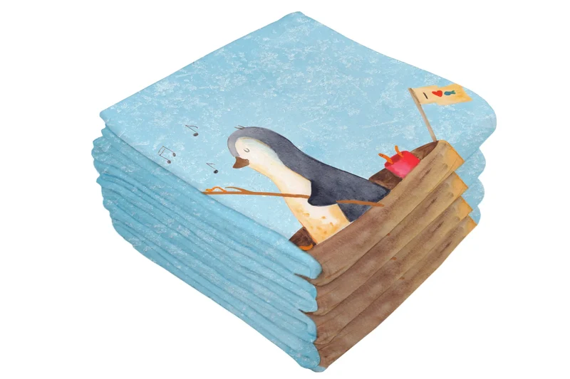 Handtuch Pinguin Angelboot
