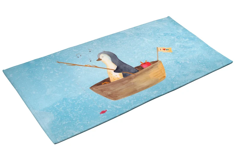 Handtuch Pinguin Angelboot