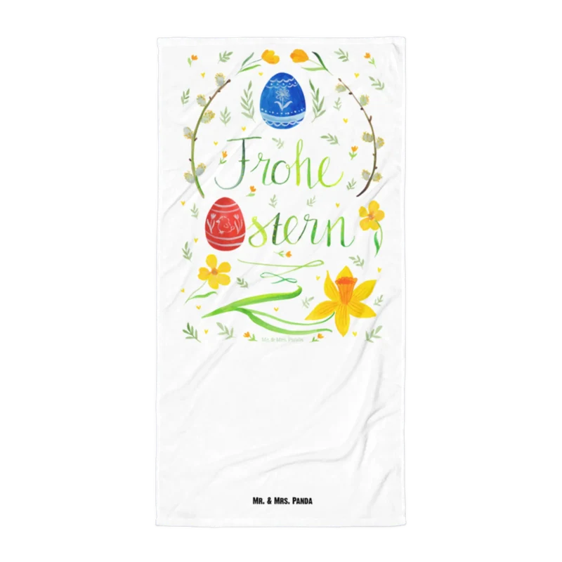 XL Badehandtuch Ostern Frohe Ostern