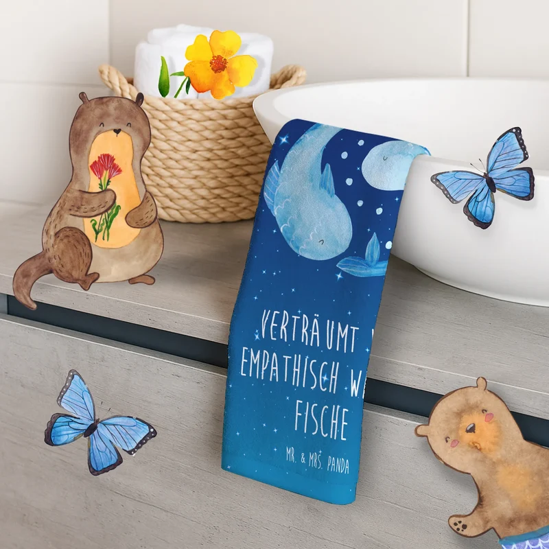 Gästehandtuch Sternzeichen Fische
