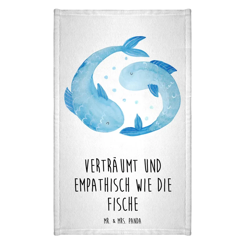Gästehandtuch Sternzeichen Fische