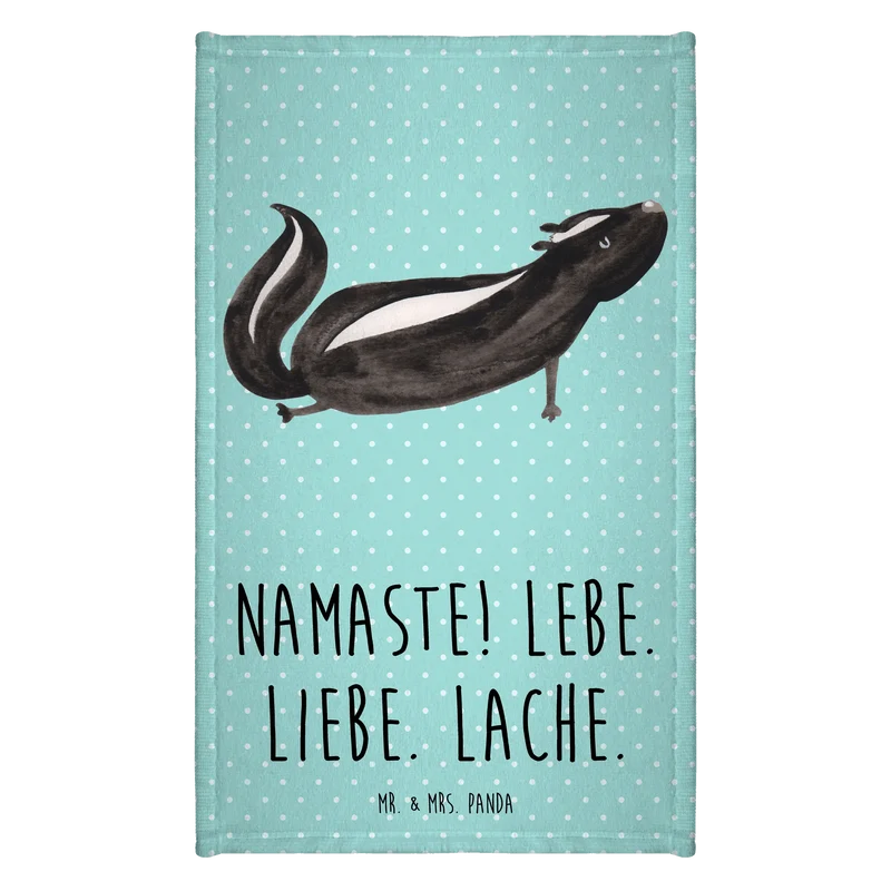 Gästehandtuch Stinktier Yoga