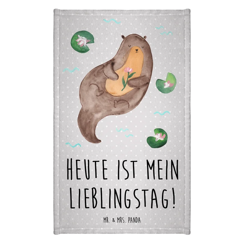 Gästehandtuch Otter Seerose