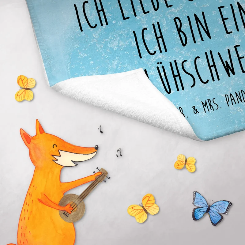 Gästehandtuch Schwein Glühwein