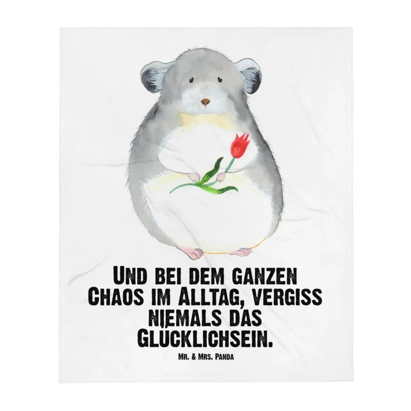 Babydecke Chinchilla Blume