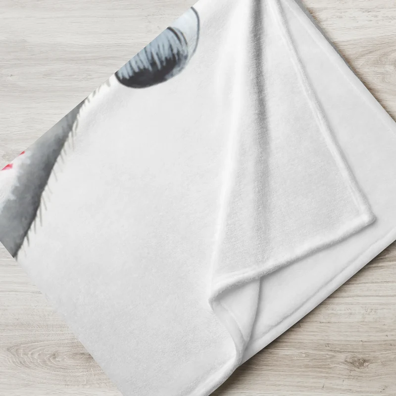 Babydecke Chinchilla Blume