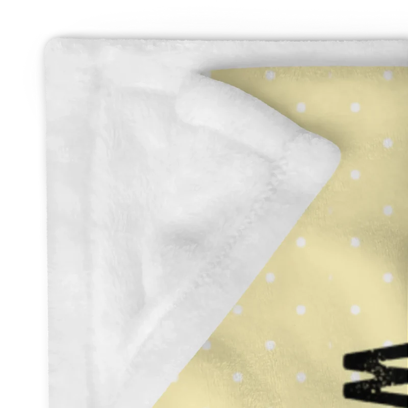 Babydecke Katze Wasserglas