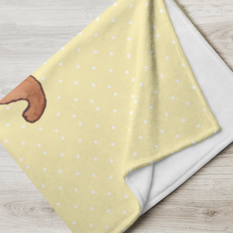 Babydecke Katze Wasserglas