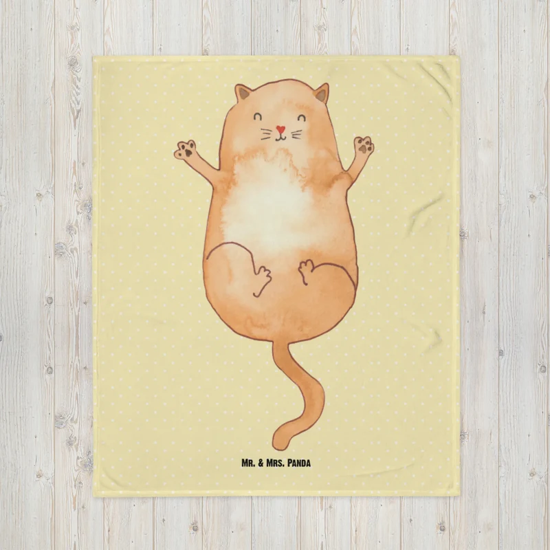 Babydecke Katze Umarmen