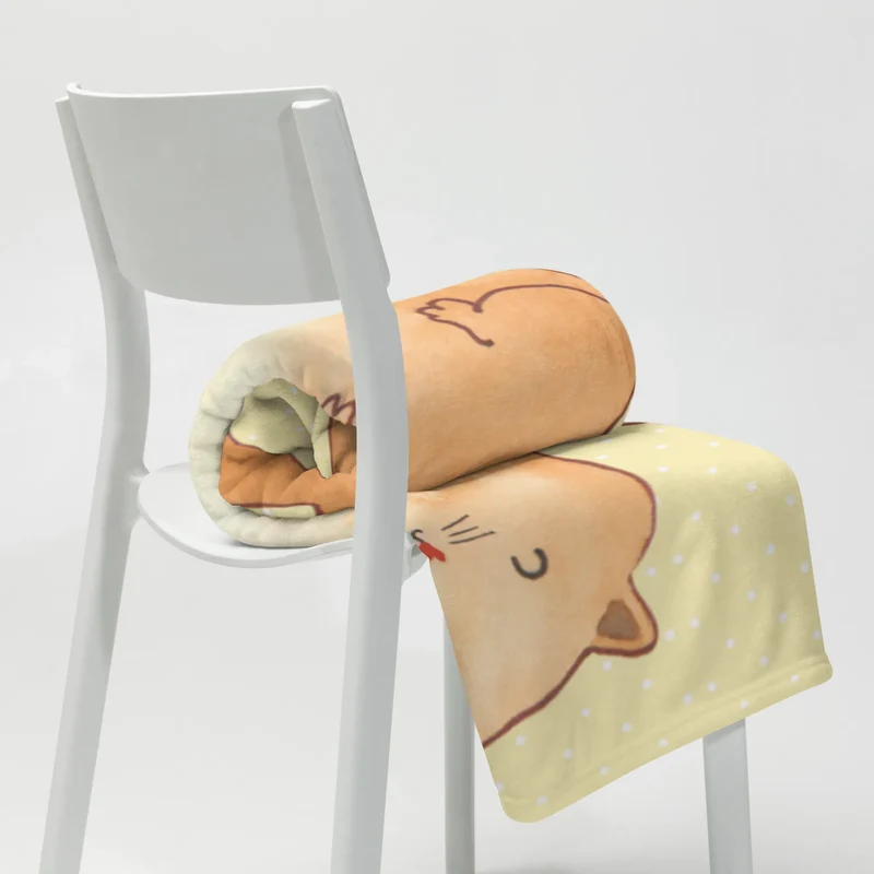 Babydecke Katze Umarmen