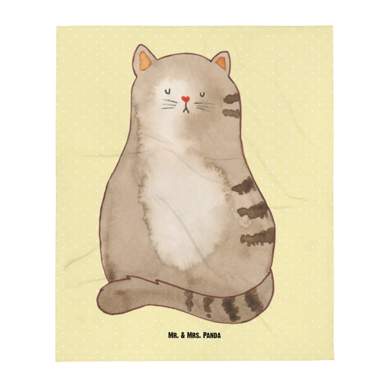 Babydecke Katze Sitzen