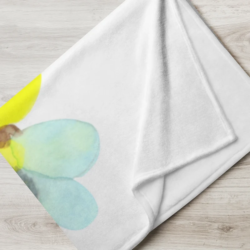 Babydecke Biene Liebe