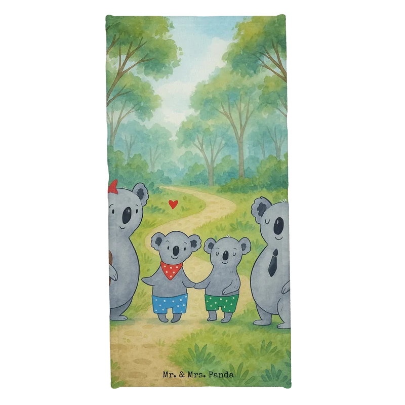 Badehandtuch Koala Familie zwei Design