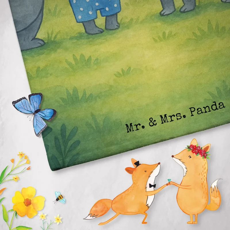 Badehandtuch Koala Familie zwei Design
