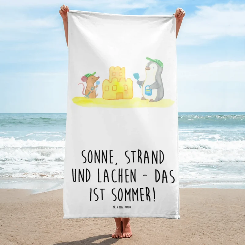 XL Badehandtuch Sommerfreude