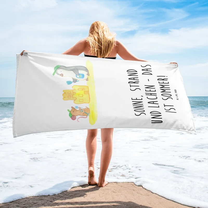 XL Badehandtuch Sommerfreude