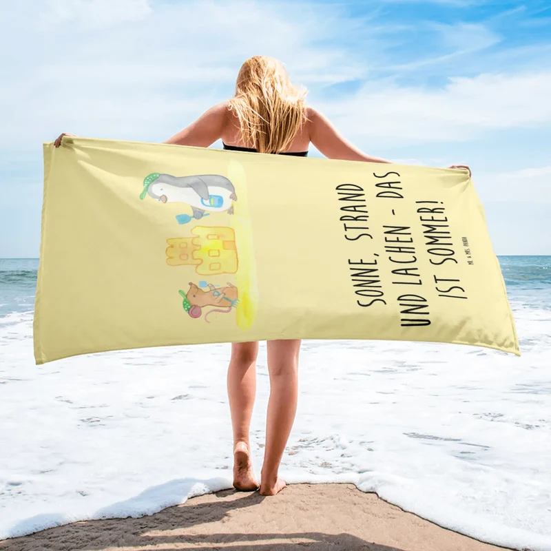 XL Badehandtuch Sommerfreude