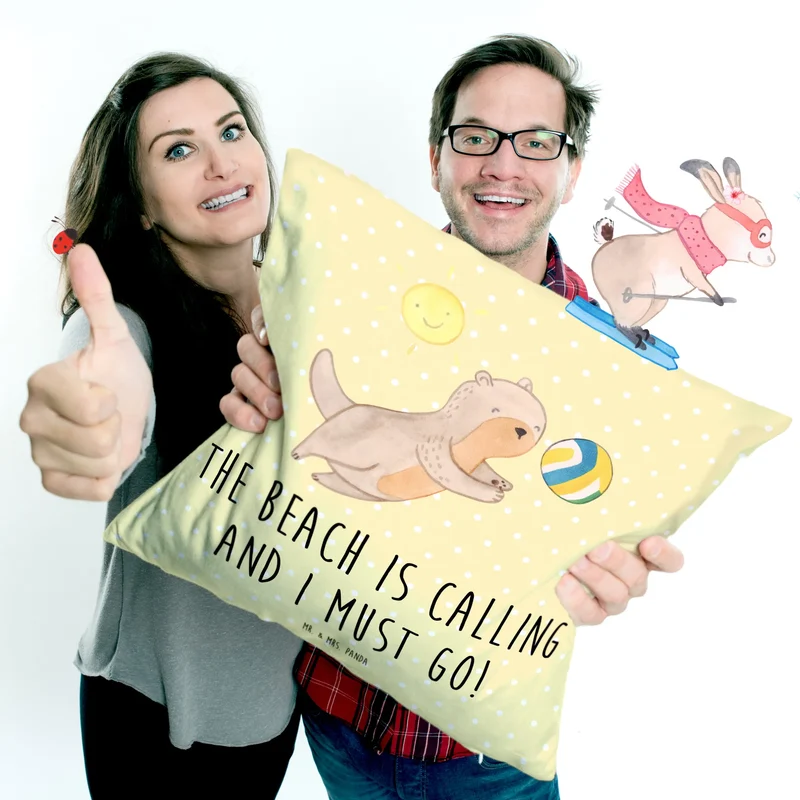 40x40 Kissen Sommer Meer Strand