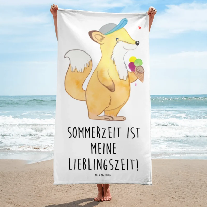 XL Badehandtuch Sommer Freude