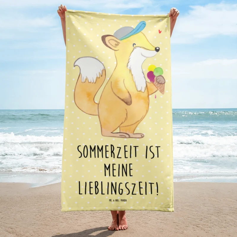 XL Badehandtuch Sommer Freude