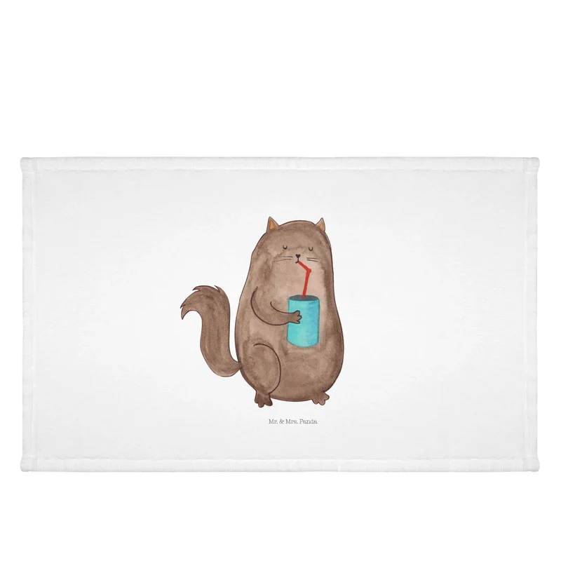 Handtuch Katze Dose