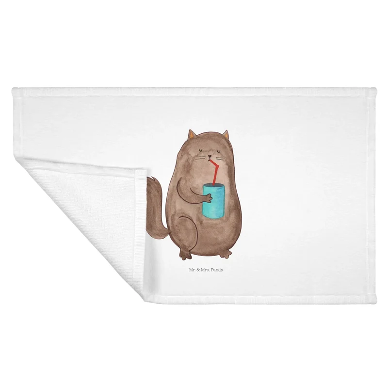 Handtuch Katze Dose