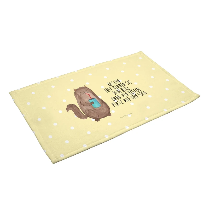 Handtuch Katze Dose