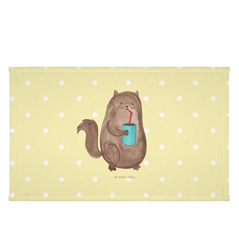 Handtuch Katze Dose