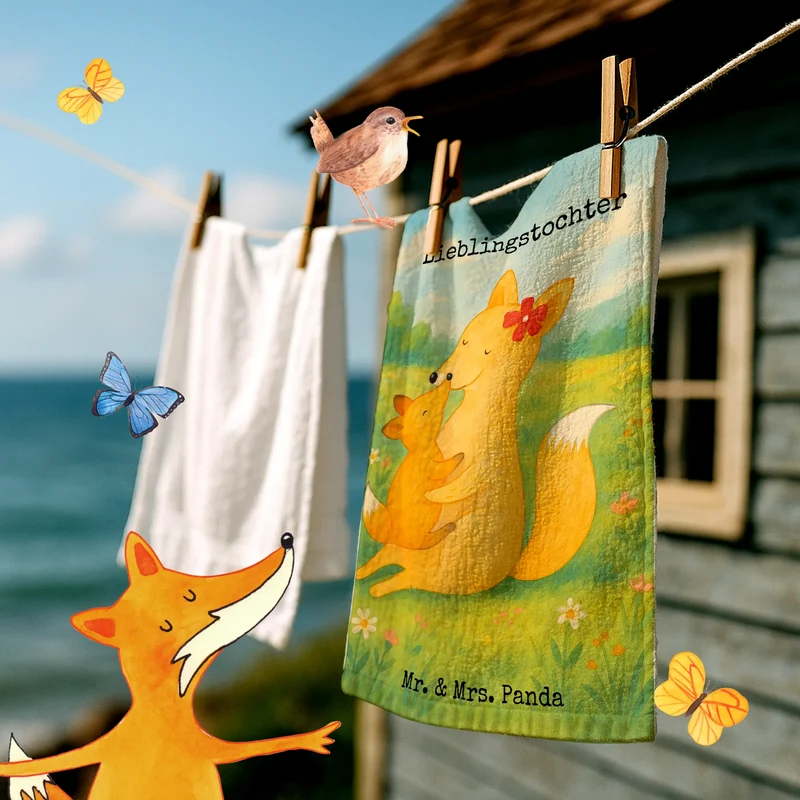Gästehandtuch Fuchs Mama Design