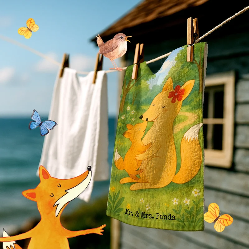 Gästehandtuch Fuchs Mama Design