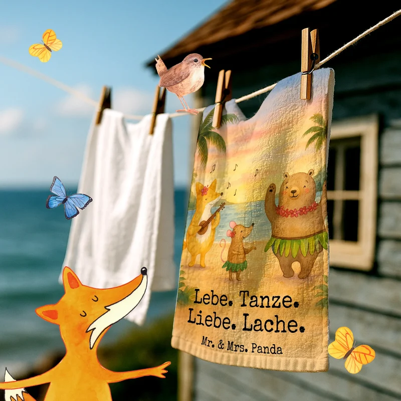 Gästehandtuch Waldtiere Aloha Design