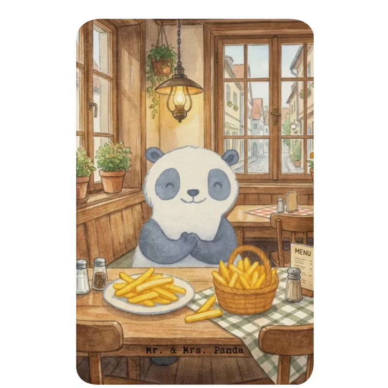 Sherpa Kuscheldecke Panda Pommes Gebet Design