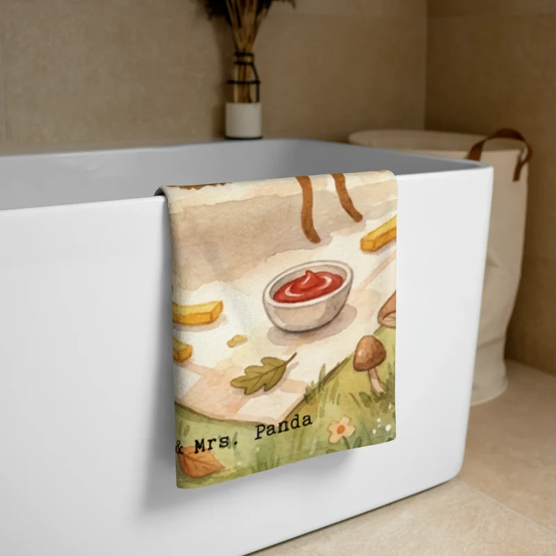 XL Badehandtuch Spinne Agathe Pommes Design