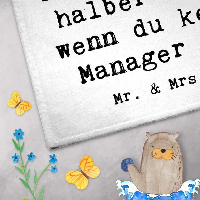 Gästehandtuch PR Manager Herz
