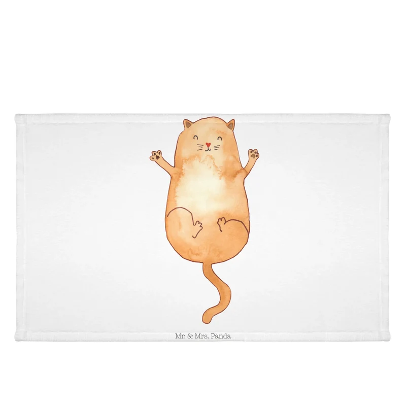 Handtuch Katze Umarmen