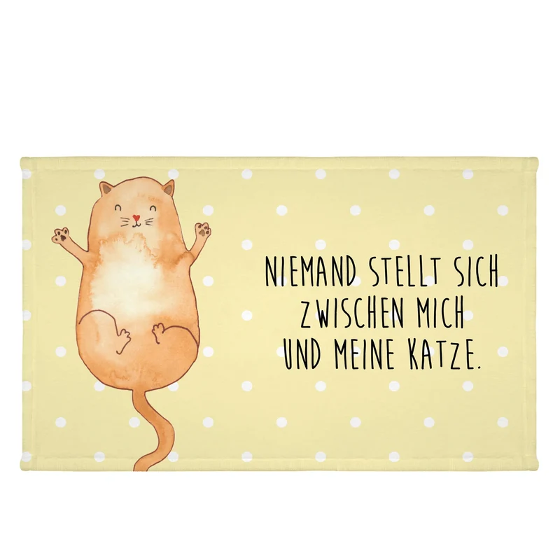 Handtuch Katze Umarmen