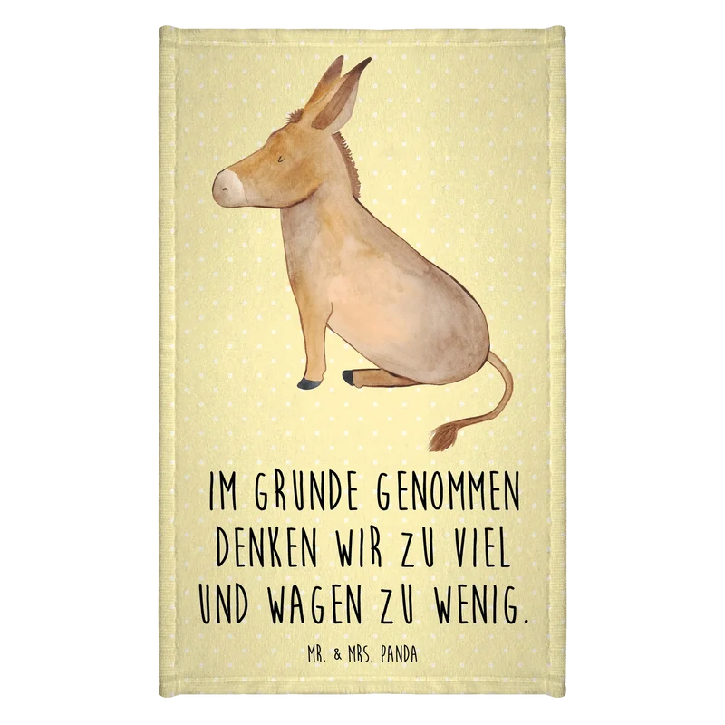 Gästehandtuch Esel