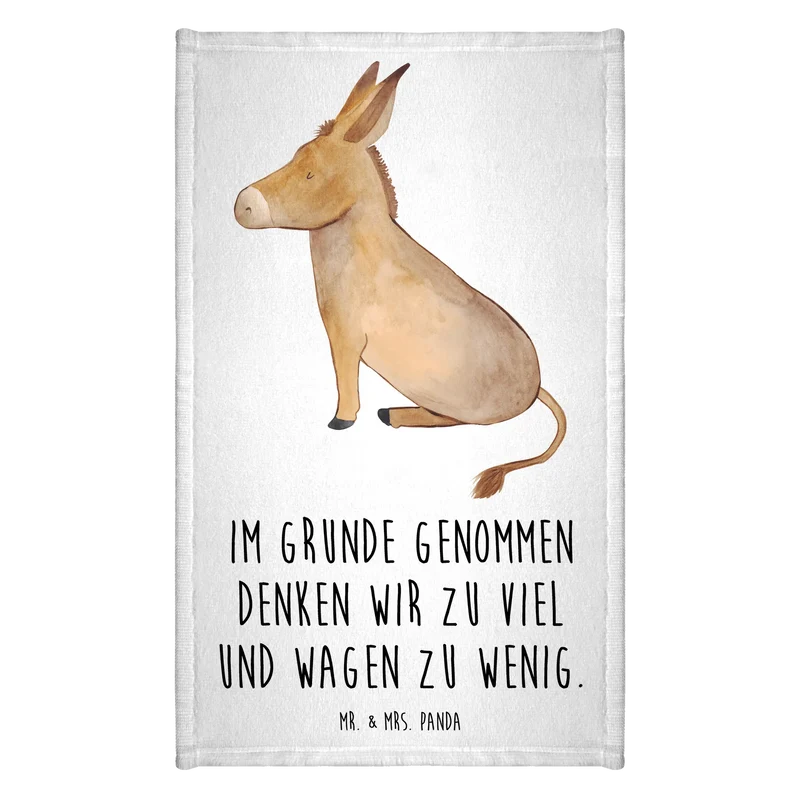 Gästehandtuch Esel