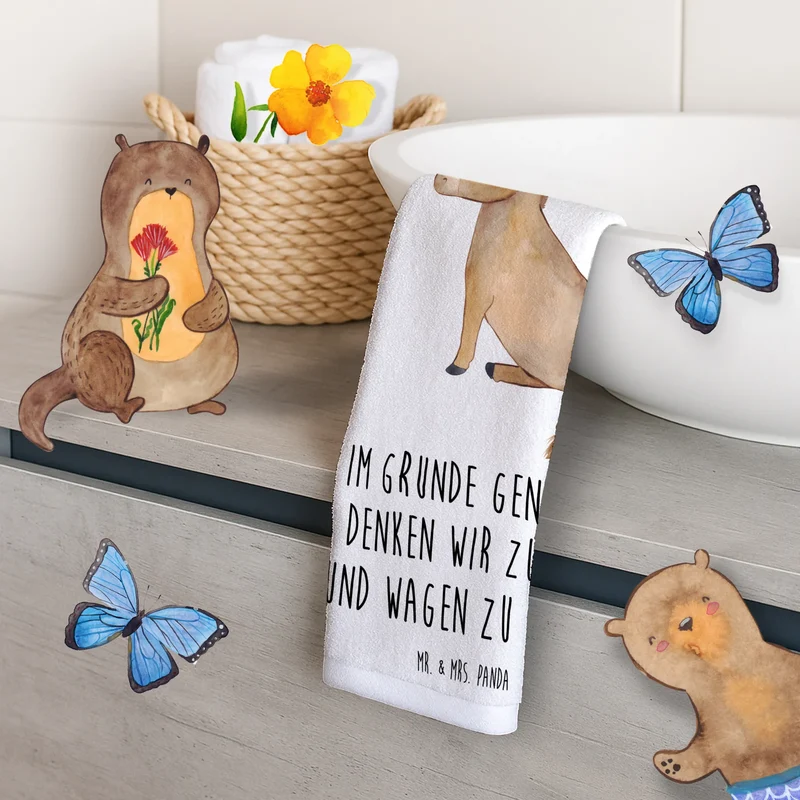 Gästehandtuch Esel