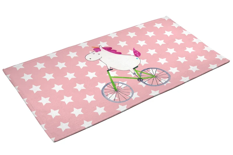 Handtuch Einhorn Radfahrer