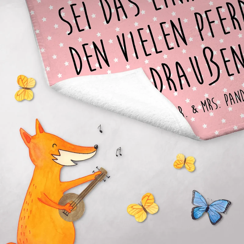 Gästehandtuch Einhorn Stolzieren
