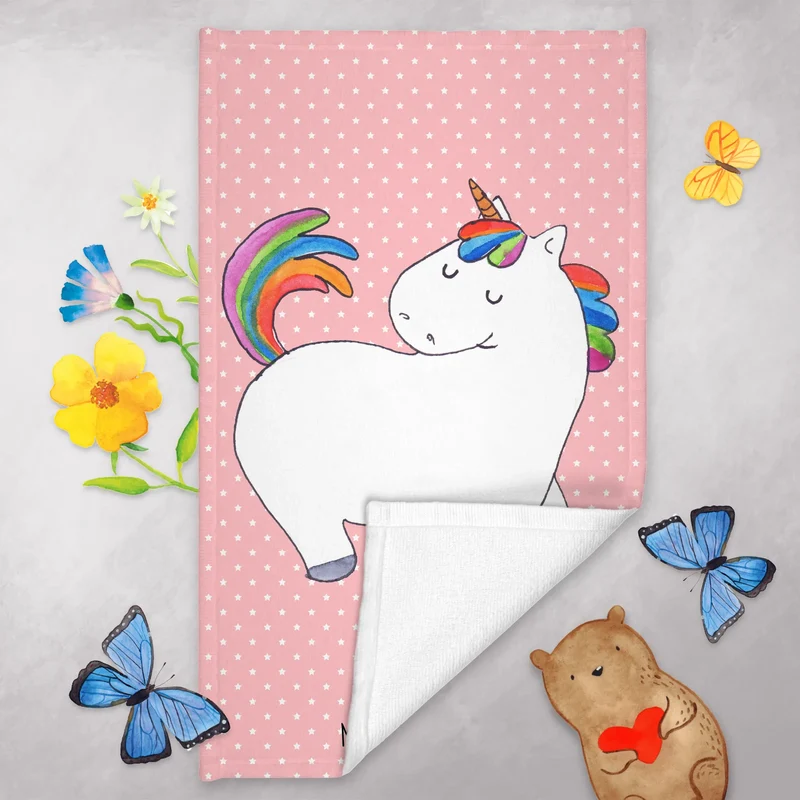 Gästehandtuch Einhorn Stolzieren