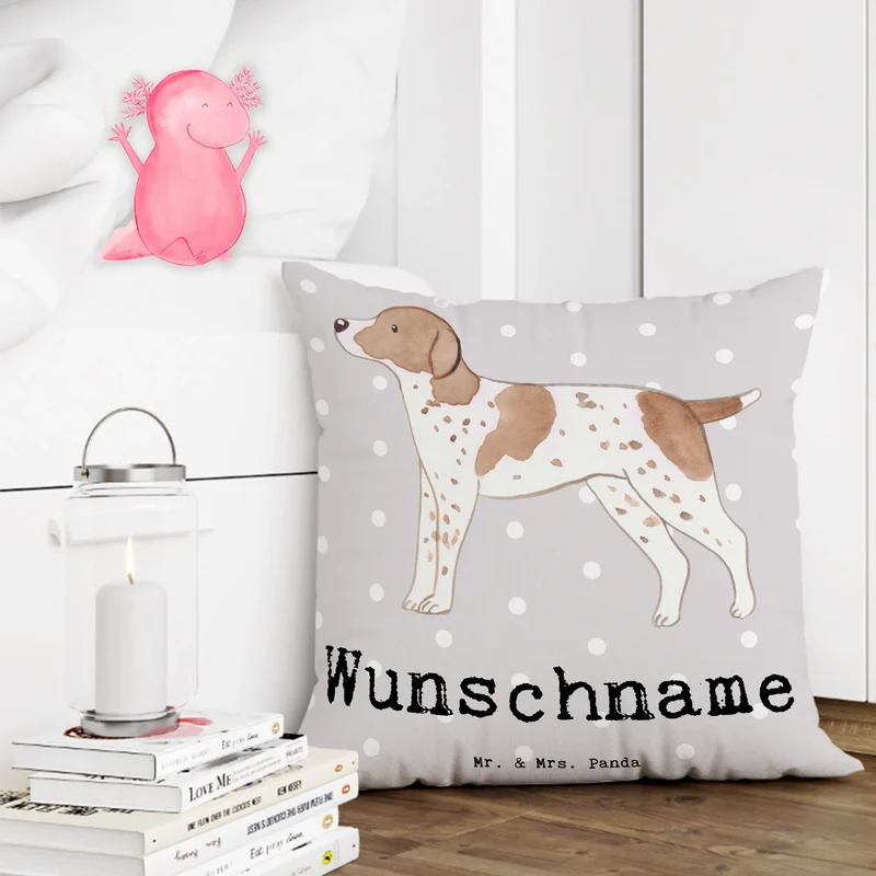Personalisiertes Kissen Pointer Lebensretter