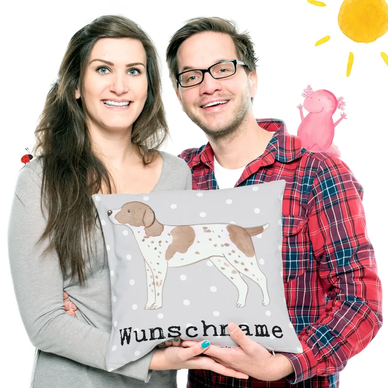Personalisiertes Kissen Pointer Lebensretter