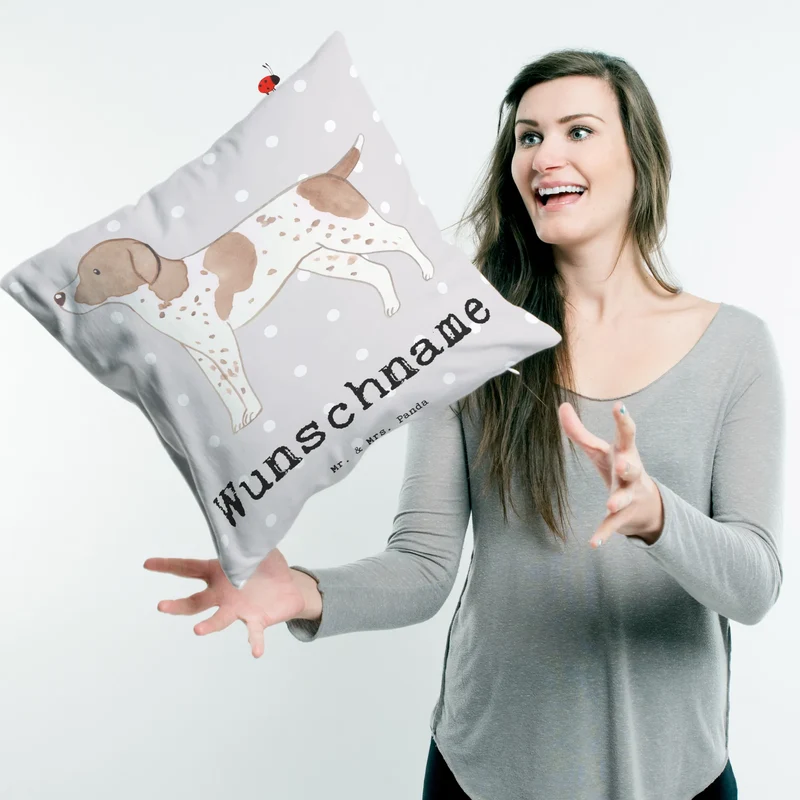 Personalisiertes Kissen Pointer Lebensretter
