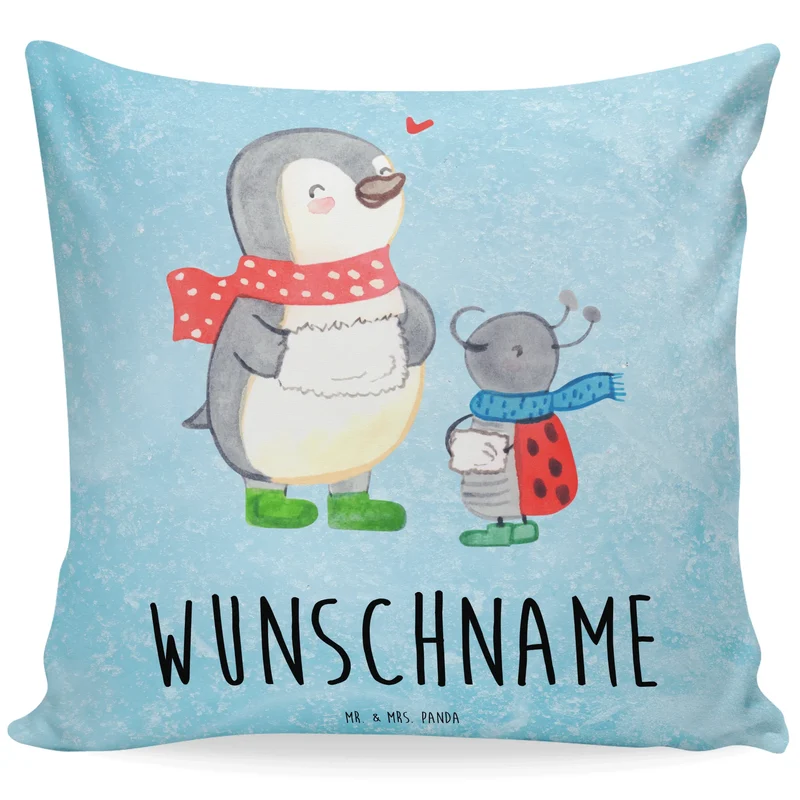 Personalisiertes Kissen Smörle Winterzeit