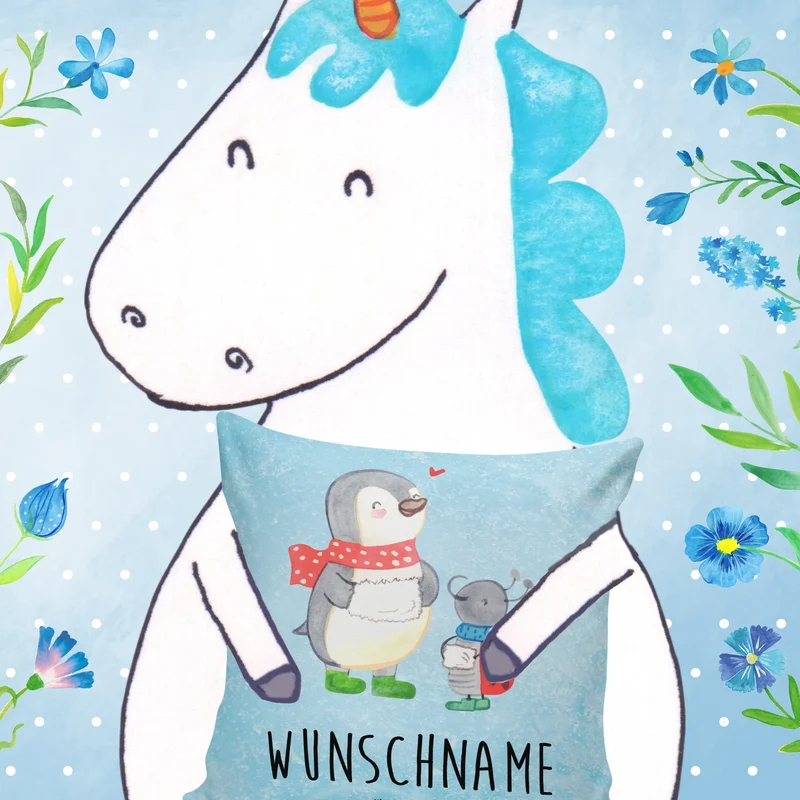 Personalisiertes Kissen Smörle Winterzeit