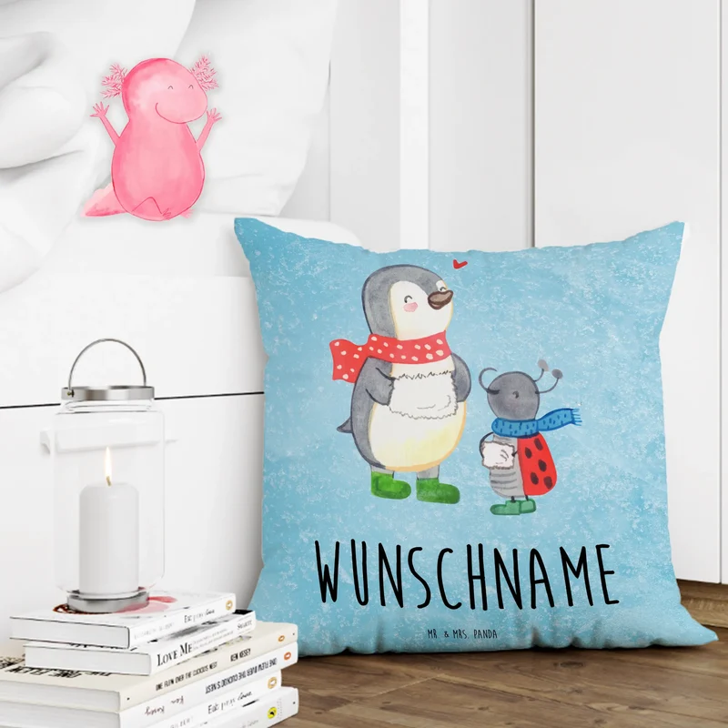 Personalisiertes Kissen Smörle Winterzeit